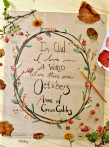 Anne of Green Gables October quote