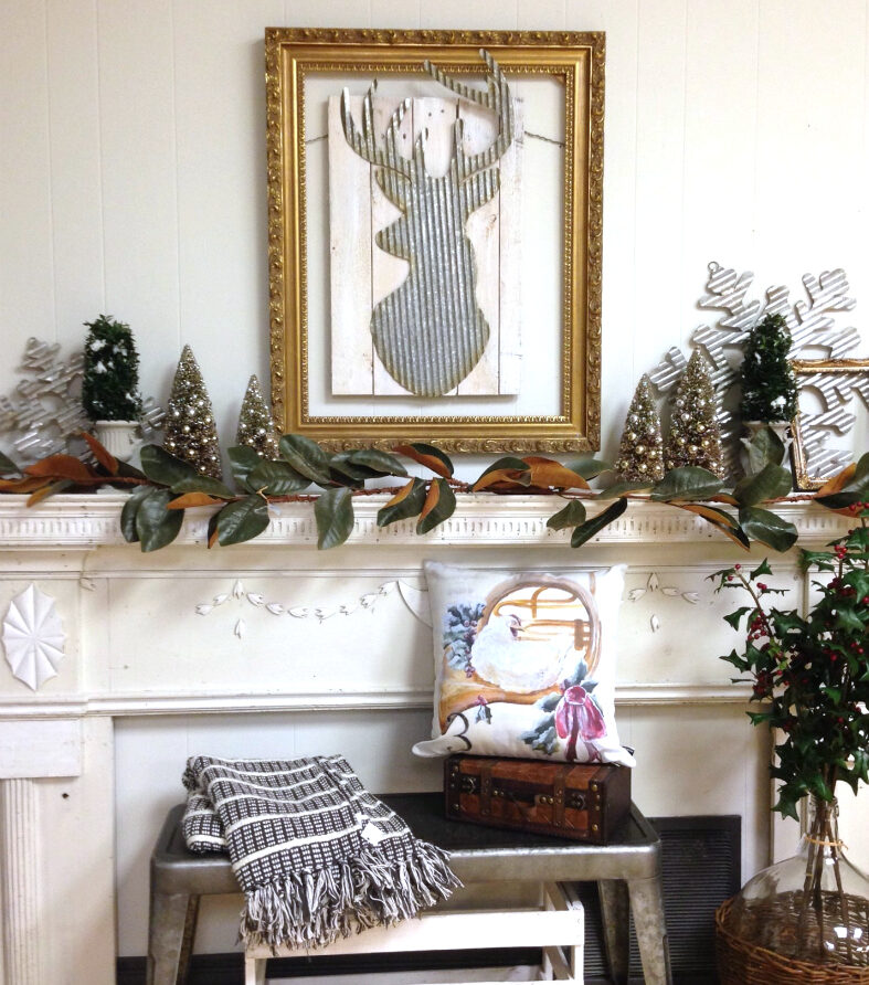 Deer head stag mantel The Collective | The Collective lhe + Makery