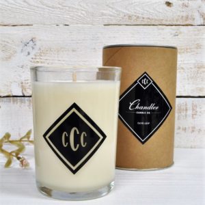 Chandler candle in Olive Leaf